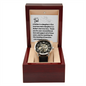 To My Dad - Love - Men's Openwork Watch