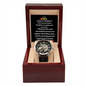 To My PAPA - Thank - Men's Openwork Watch