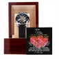 To My MEN- 2-Hearts- Men's Openwork Watch