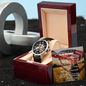To My Soulmate- Luxury- Men's Patriotic- Openwork Watch
