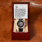 To My Dad - Love - Men's Openwork Watch