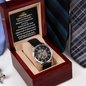 To My PAPA - Thank - Men's Openwork Watch