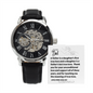 To My Dad - Love - Men's Openwork Watch