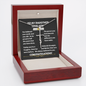 To My Daughter - Beautiful - Faith Cross Necklace