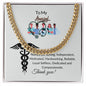 To My Amazing Nurse- Compassionate-Love Knot Necklaceš