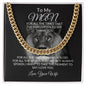 To My MAN CUBAN LINK CHAIN