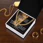 To My Son- Hug & Love-Cuban Link Chain