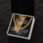 To My Son- Hug & Love-Cuban Link Chain
