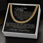 To My Man- Cuban Link Chain