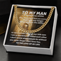 TO MY MAN CUBAN LINK CHAIN