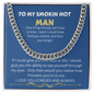 My Man - Love You - Cuban Link Chain