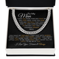 To My Man- Cuban Link Chain