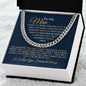 To My Man- Cuban Link Chain