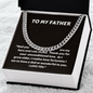 "TO MY FATHER AS I GROW OLDER."