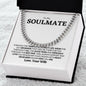 To My Soulmate I Love You- Cuban Link Chain❤️