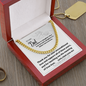 To My Dad - Thank You - Cuban Link Chain