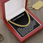 TO MY BONUS DAD CUBAN LINK CHAIN