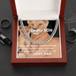 Cuban Link Chain: TO MY SON LOVE DAD