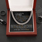 To My Man- Cuban Link Chain