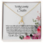 To My Lovely Sister-Your Love For Me- Alluring Beauty Necklace 💕