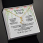 To My Loving Mom-I Will Always Be- Alluring Beauty Necklace ๐
