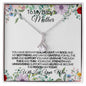 To My Baby's Mother -Your Love For Me- Alluring Beauty Necklace ๐