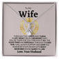 To My Wife - Always My Queen- Alluring Beauty Necklace
