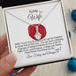 To My Wife-U Are A Shining Star- Alluring Beauty Necklace