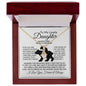 To My Lovely Daughter-Alluring Beauty Necklace