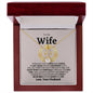 To My Wife - Always My Queen- Alluring Beauty Necklace
