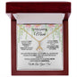 To My Loving Mom-I Will Always Be- Alluring Beauty Necklace ๐