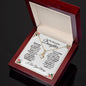 To My Beautiful Daughter-Alluring Beauty Necklace
