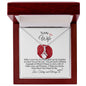 To My Wife-U Are A Shining Star- Alluring Beauty Necklace