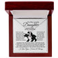 To My Lovely Daughter-Alluring Beauty Necklace