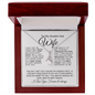 TO MY SMOKIN' HOT WIFE -Alluring Beauty Necklace.