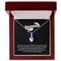 To My Daughter- Congratulations U Meant the World to me-Alluring Beauty Necklace