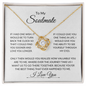 To My Soulmate-Beautiful - Love Knot Necklace L