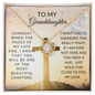 To My Granddaughter-SHINE-Love Knot Necklace