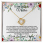 To My Baby's Mother -Your Love For Me- Love Knot Necklace π