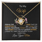 To My Wife - Love Knot Necklace