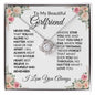 TO MY BEAUTIFUL GIRLFRIEND {LOVE KNOT NECKLACE} π