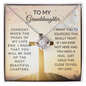 To My Granddaughter-SHINE-Love Knot Necklace