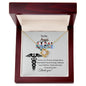 To My Amazing Nurse- Hardworking-Love Knot Necklaceš