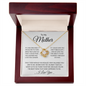 To My Mother -Imagine - Love Knot Necklace. L