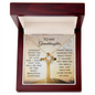 To My Granddaughter-SHINE-Love Knot Necklace
