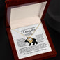 To My Lovely Daughter - Love Knot Necklace