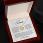 To My Soulmate-Beautiful - Love Knot Necklace L
