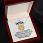 To My Wife | Beautiful - Love Knot Necklace.