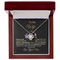 To My Wife - Love Knot Necklace