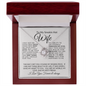 To My SMOKIN' HOT WIFE -Love Knot Necklace